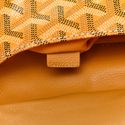 Goyard Goyardine Sainte Marie Soft Clutch Yellow 7 of 7