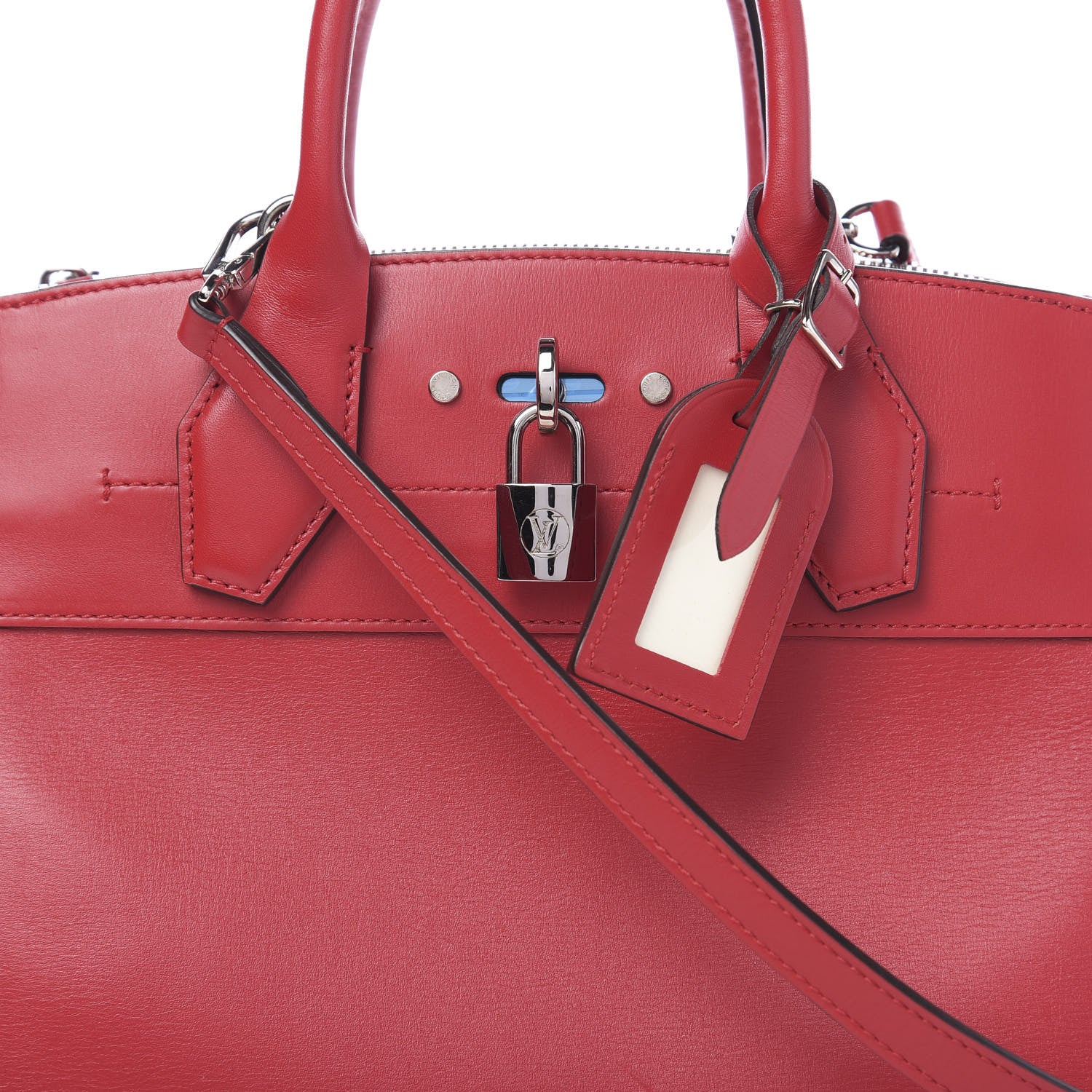 Louis Vuitton Taurillon City Steamer PM Rubis 9 of 9