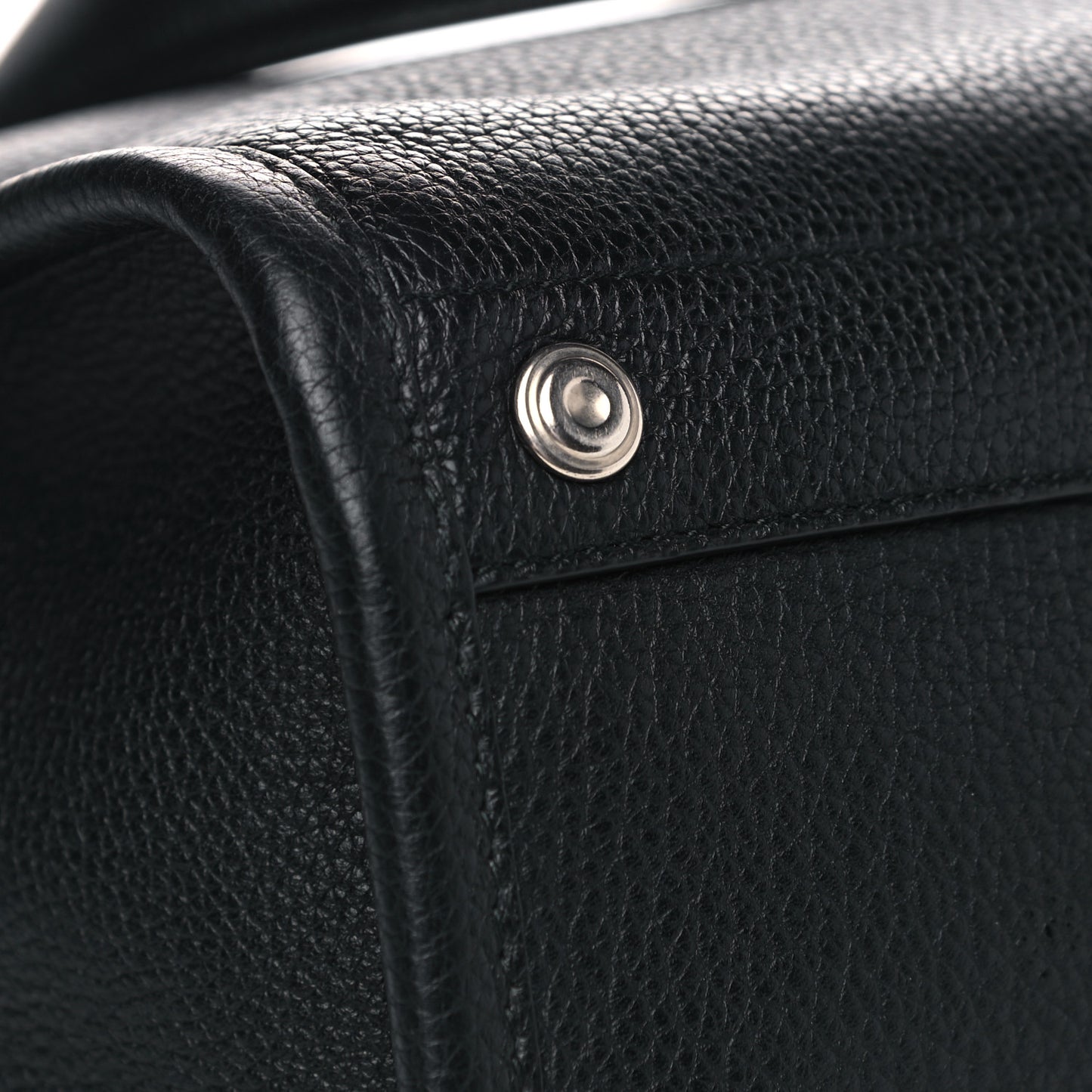 Veau Grana Medium Tool Satchel Black