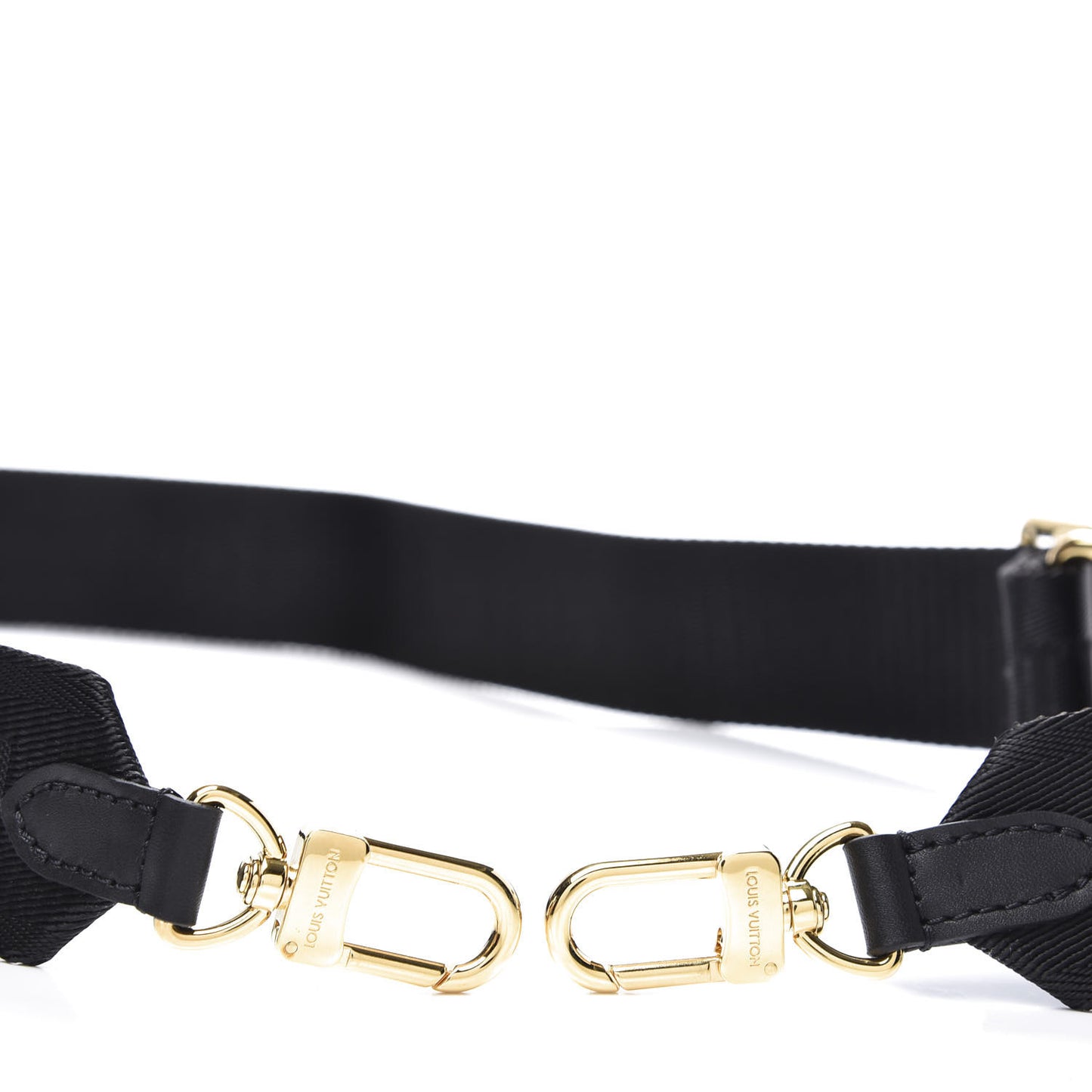Nylon Petite Malle Souple Shoulder Strap Black
