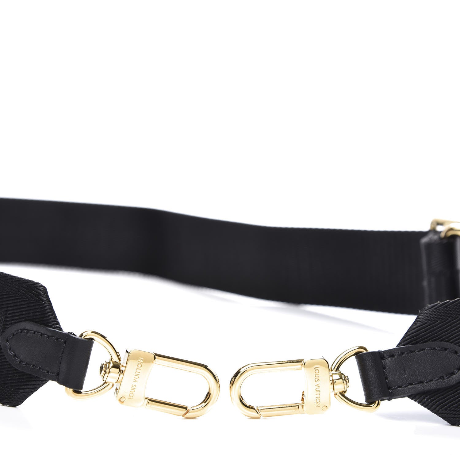 Louis Vuitton Nylon Petite Malle Souple Shoulder Strap Black 3 of 5