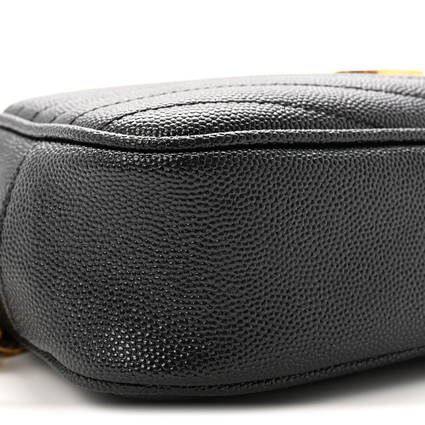Grain De Poudre Matelasse Monogram Mini Lou Camera Bag Black
