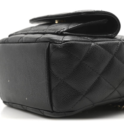 Chanel Caviar Quilted CC Mini Classic Backpack Black 10 of 10