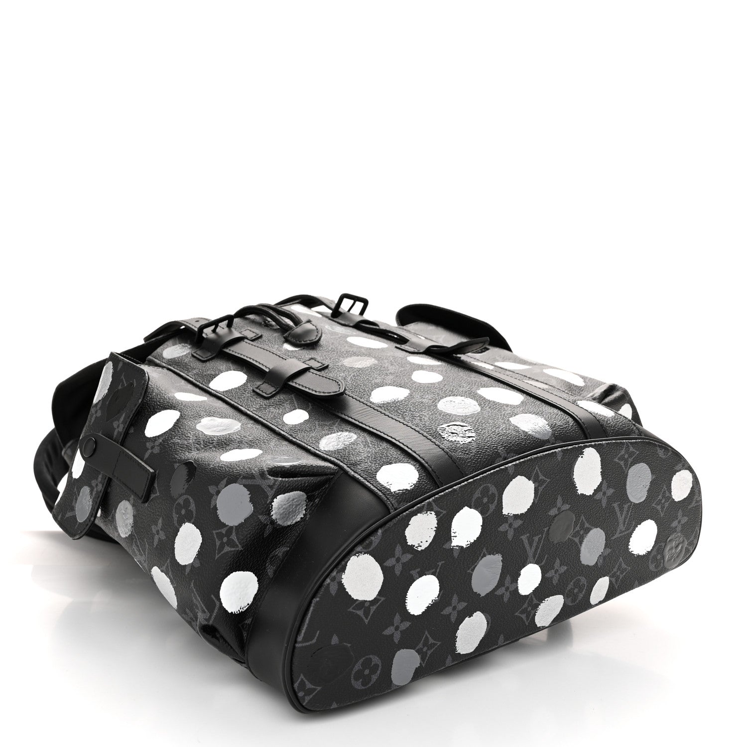 Louis Vuitton LV X YK Monogram Eclipse Dots Christopher MM Backpack Black 4 of 9