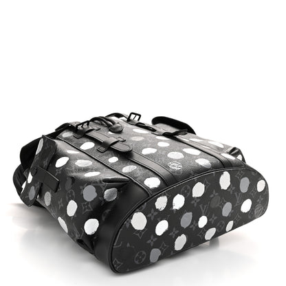 Louis Vuitton LV X YK Monogram Eclipse Dots Christopher MM Backpack Black 4 of 9