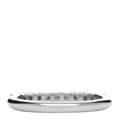 Tiffany Platinum Diamond .27ct 2.2mm Half Circle Embrace Band Ring 47 4.25 3 of 5