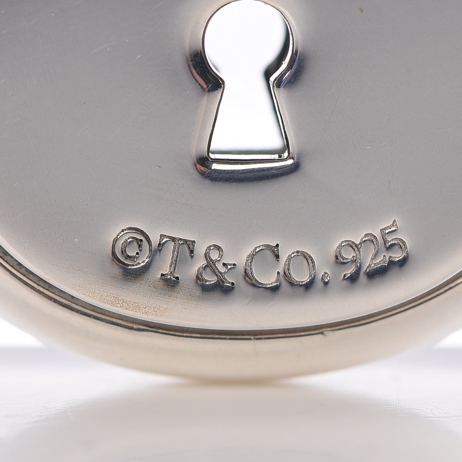 Tiffany Sterling Silver Arc Lock Charm Pendant 3 of 4