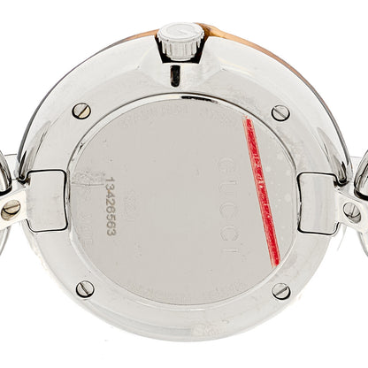 Gucci Stainless Steel Bamboo 35mm Quartz Watch Black 4 of 4