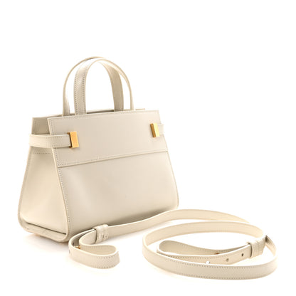 Saint Laurent Smooth Calfskin Nano Manhattan Shopper Tote Crema Soft 2 of 8