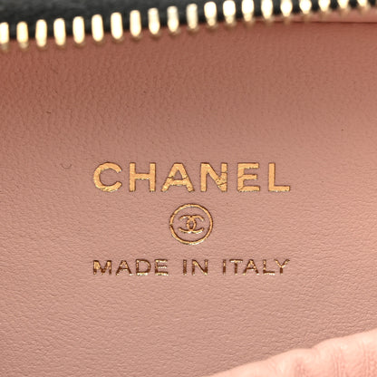 Chanel Patent Quilted Top Handle Small Vanity Case Black 7 of 12