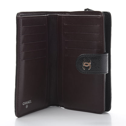 Chanel Caviar Quilted Zipped Pocket Wallet Black 5 of 12