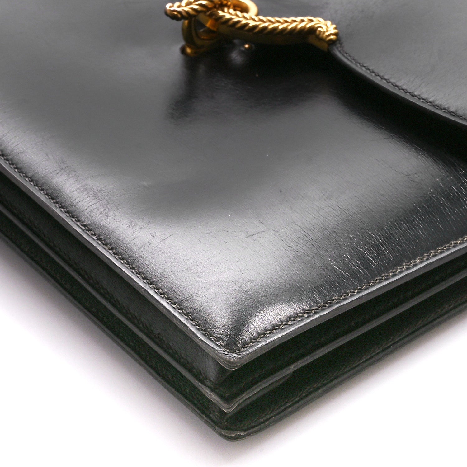 Hermes Box Vasco Top Handle Bag Black 9 of 11