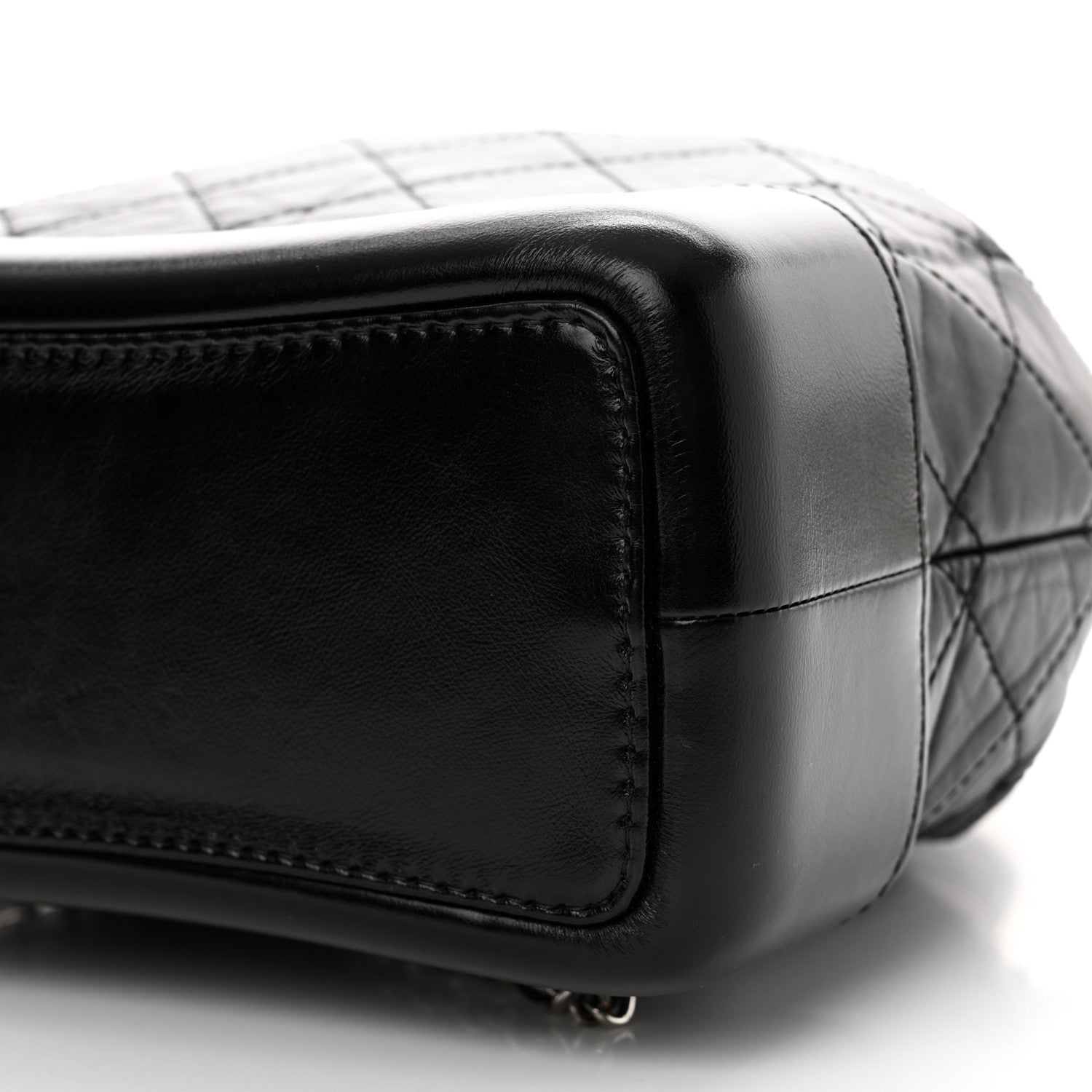 Chanel Aged Calfskin Quilted Small Gabrielle Backpack Black 10 of 10