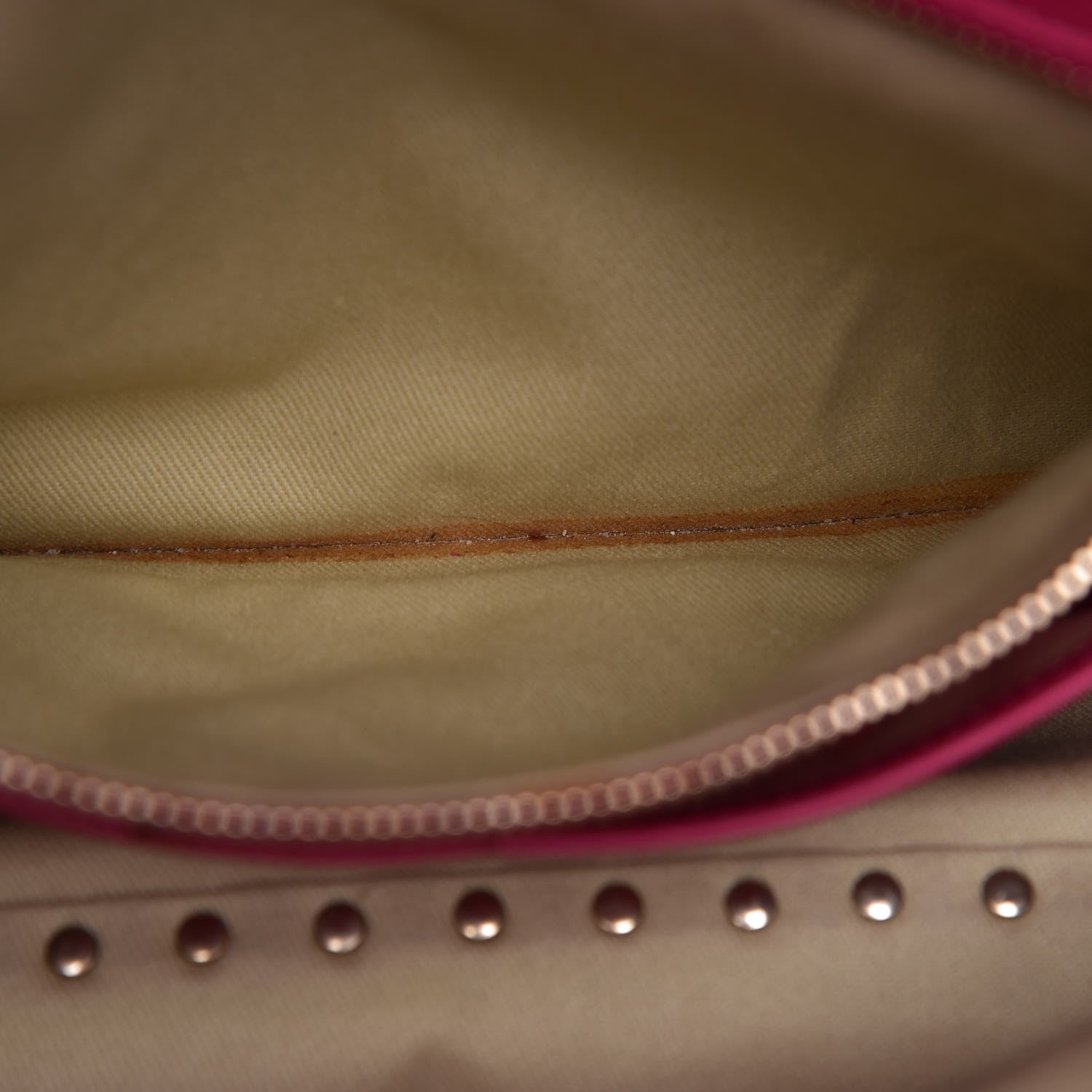 Valentino Garavani Vitello Medium Rockstud Tote Pop Fuxia 10 of 19