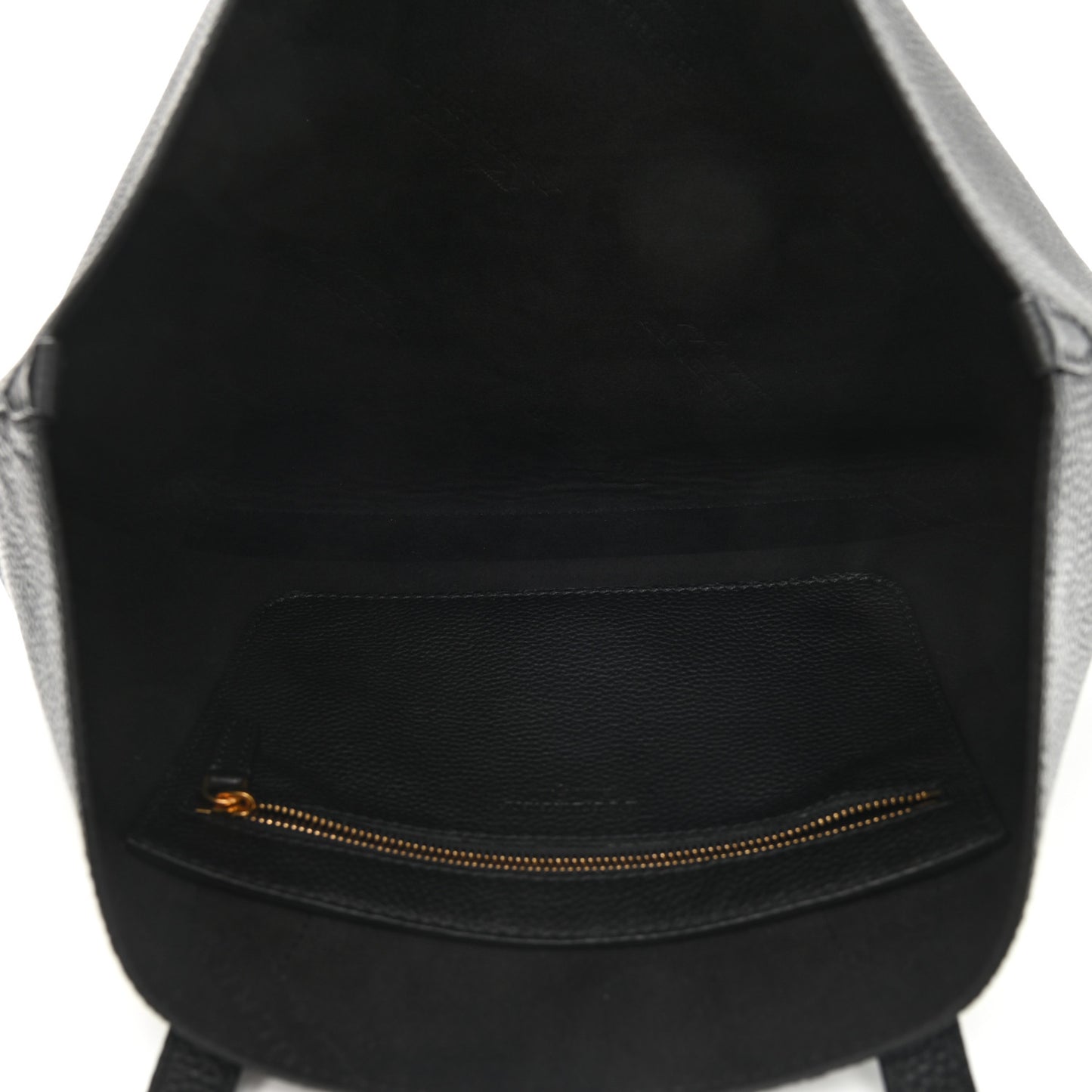 Grainy Calfskin Remington Tote Black