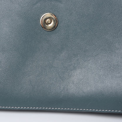 Chloe Suede Calfskin Small Faye Shoulder Bag Cloudy Blue 11 of 16