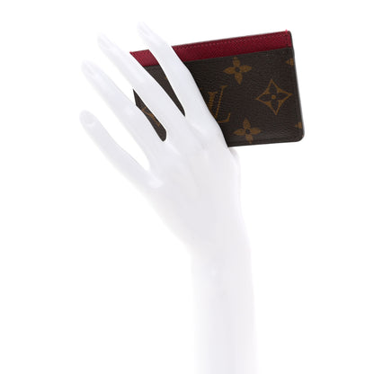 Louis Vuitton Monogram Card Holder Fuchsia Fuchsia 2 of 7