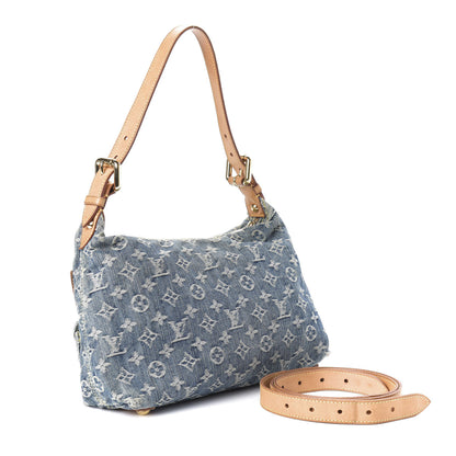 Louis Vuitton Monogram Denim Baggy PM Blue 3 of 9