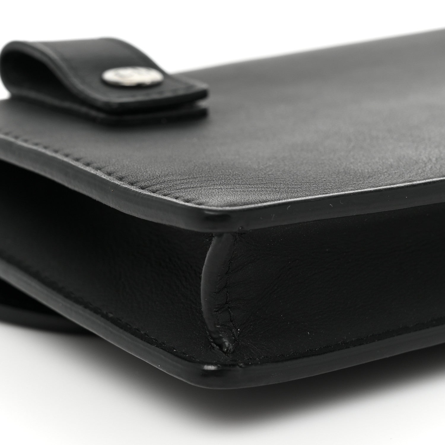 Christian Dior Ultra Matte Calfskin Saddle Belt Bag Black 12 of 15