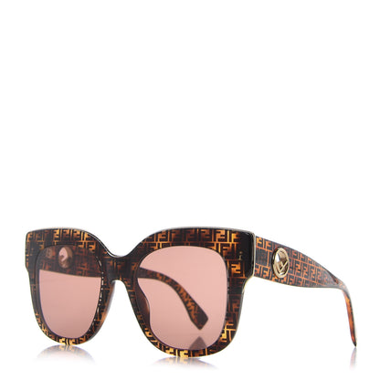 Fendi Acetate F is Fendi 51mm Cat Eye Sunglasses FF 0359/S Tortoise Camouflage 1 of 7