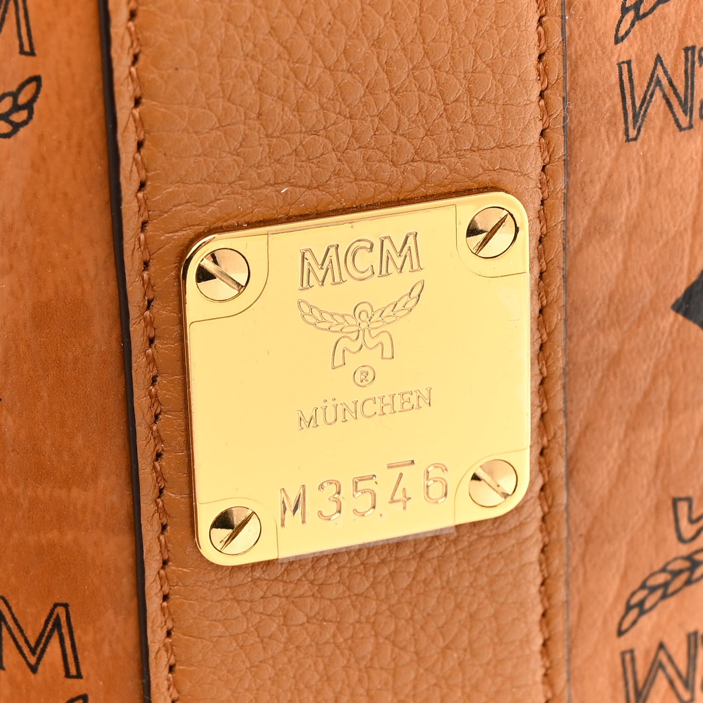 Visetos Medium Liz Reversible Shopper Tote Cognac