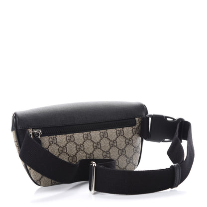 Gucci GG Supreme Monogram Belt Bag Black 3 of 11