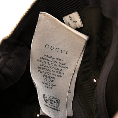 Gucci Monogram Patch Logo Soft Baseball Hat S Beige Cocoa 8 of 10