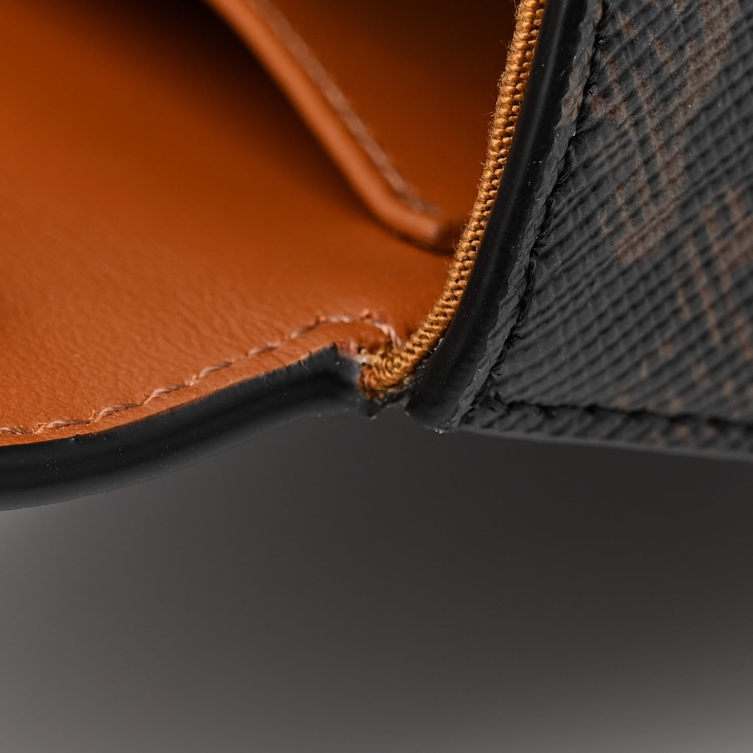 Celine Triomphe Canvas Calfskin Mini Claude Tan 11 of 11