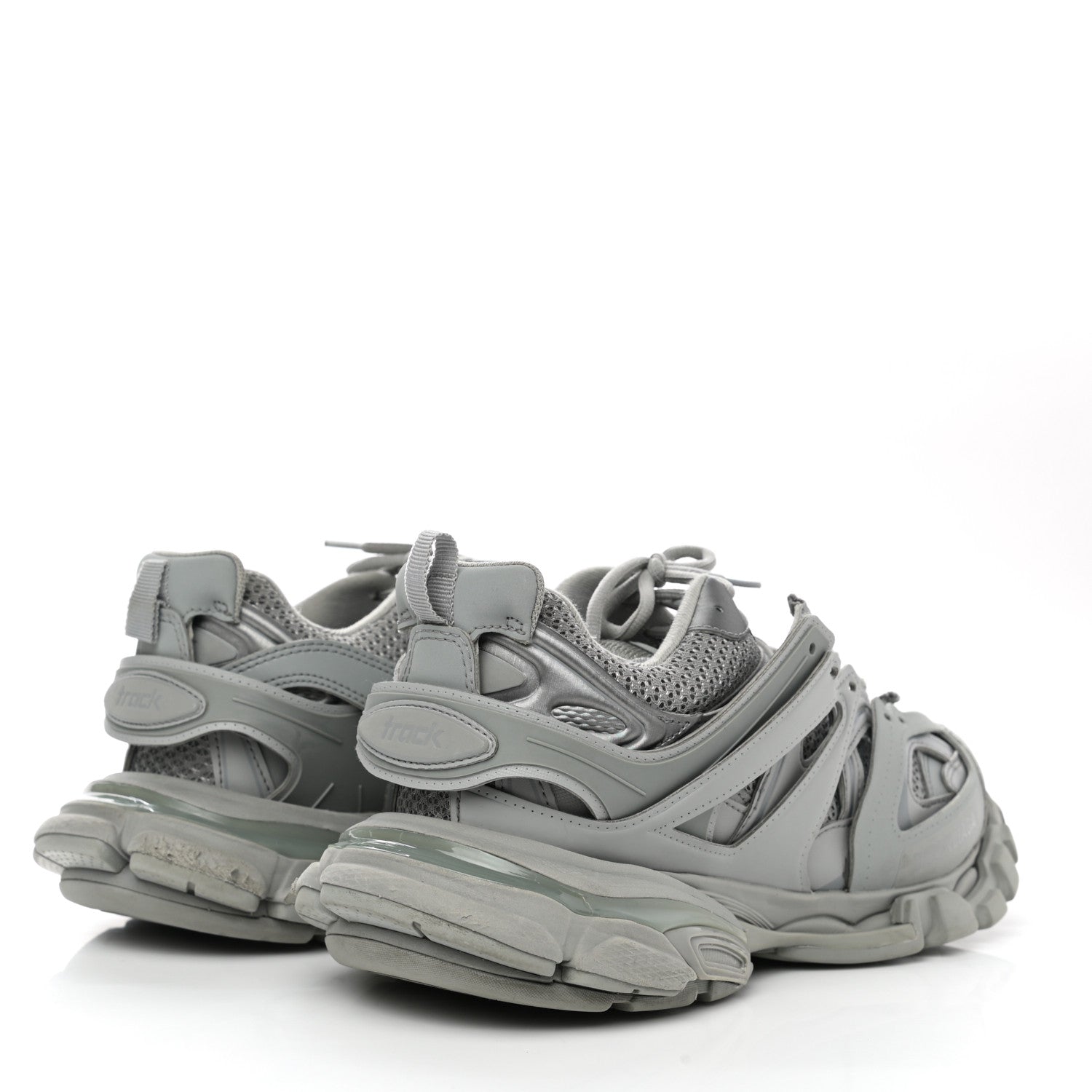Balenciaga Mesh Rubber Womens Track Sneakers 41 Balenciaga Grey 4 of 11