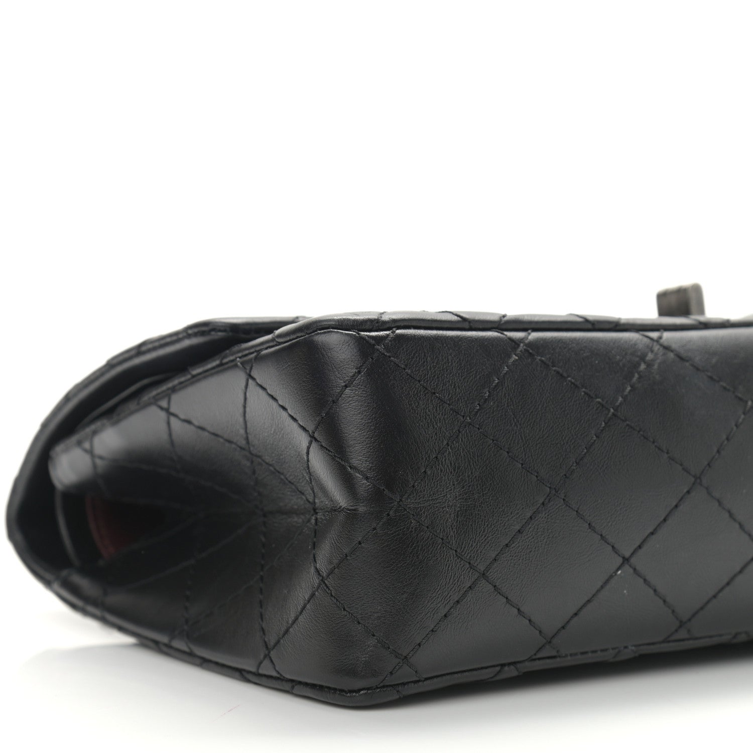 Chanel Aged Calfskin Quilted 2.55 Reissue 225 Flap Black 9 of 12