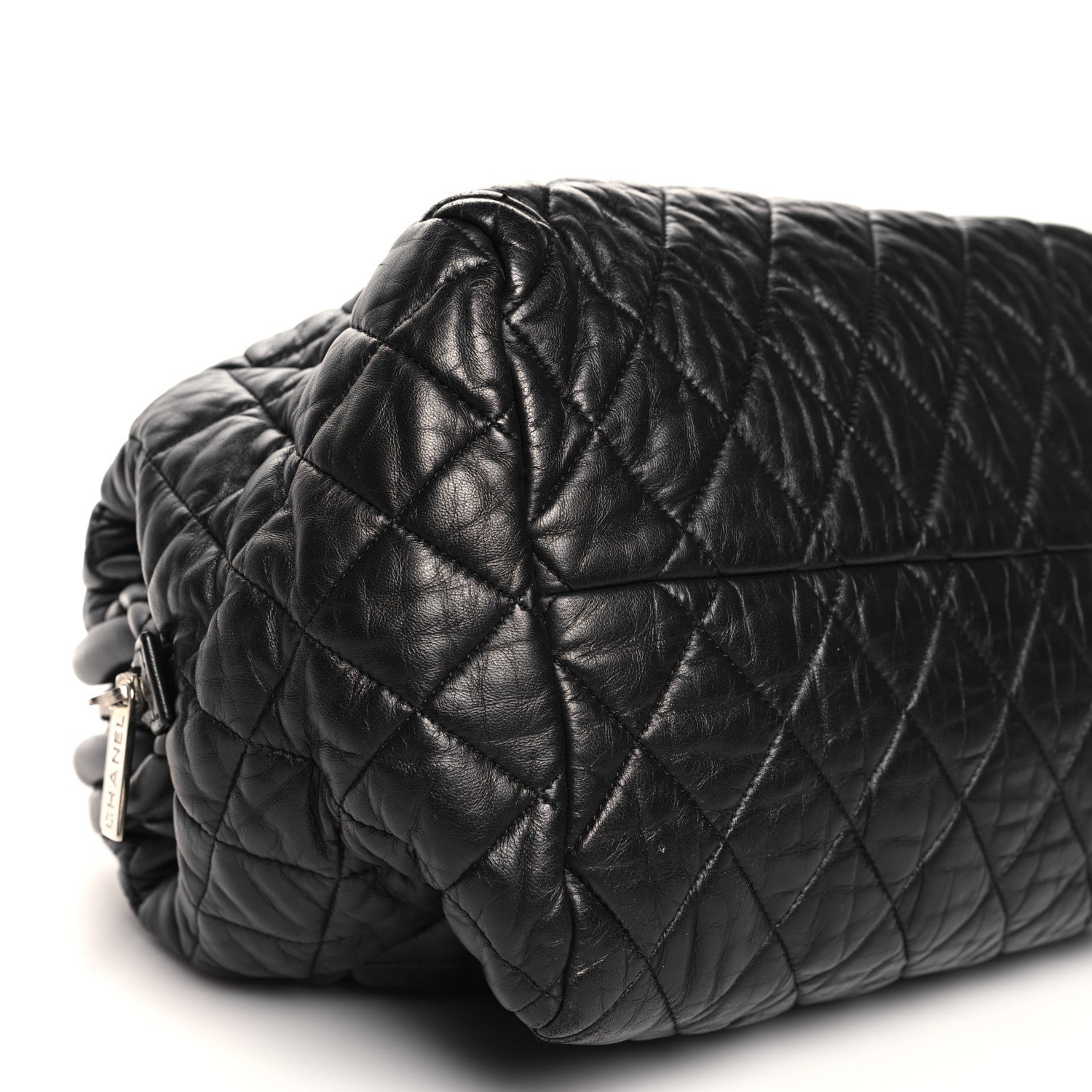 Chanel Lambskin COCO Cocoon Bowler Black 9 of 10