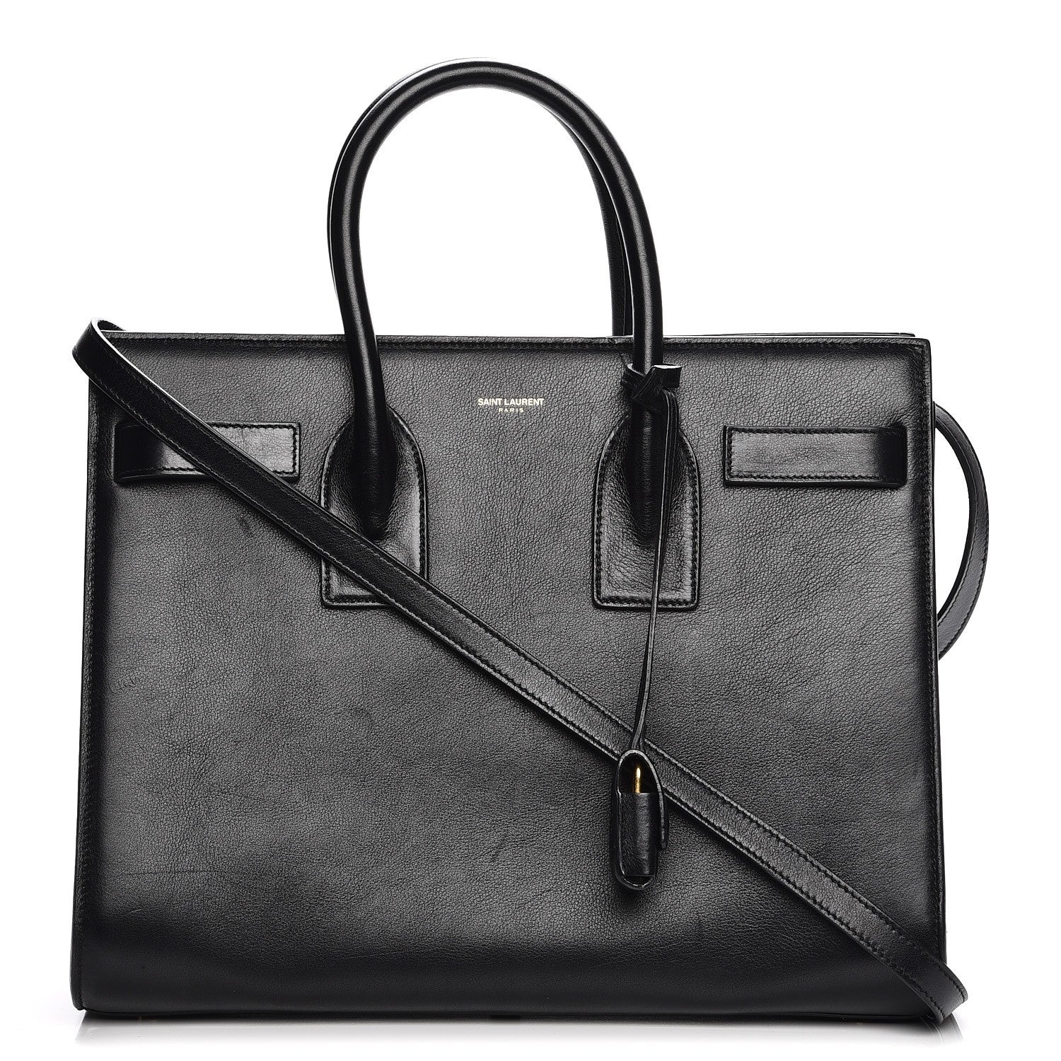 Saint Laurent Calfskin Small Sac De Jour Black 1 of 12