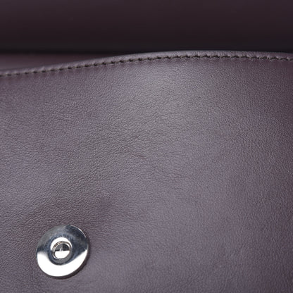 Chloe Goatskin Smooth Calfskin Medium Faye Shoulder Bag Brown Purple 9 of 13