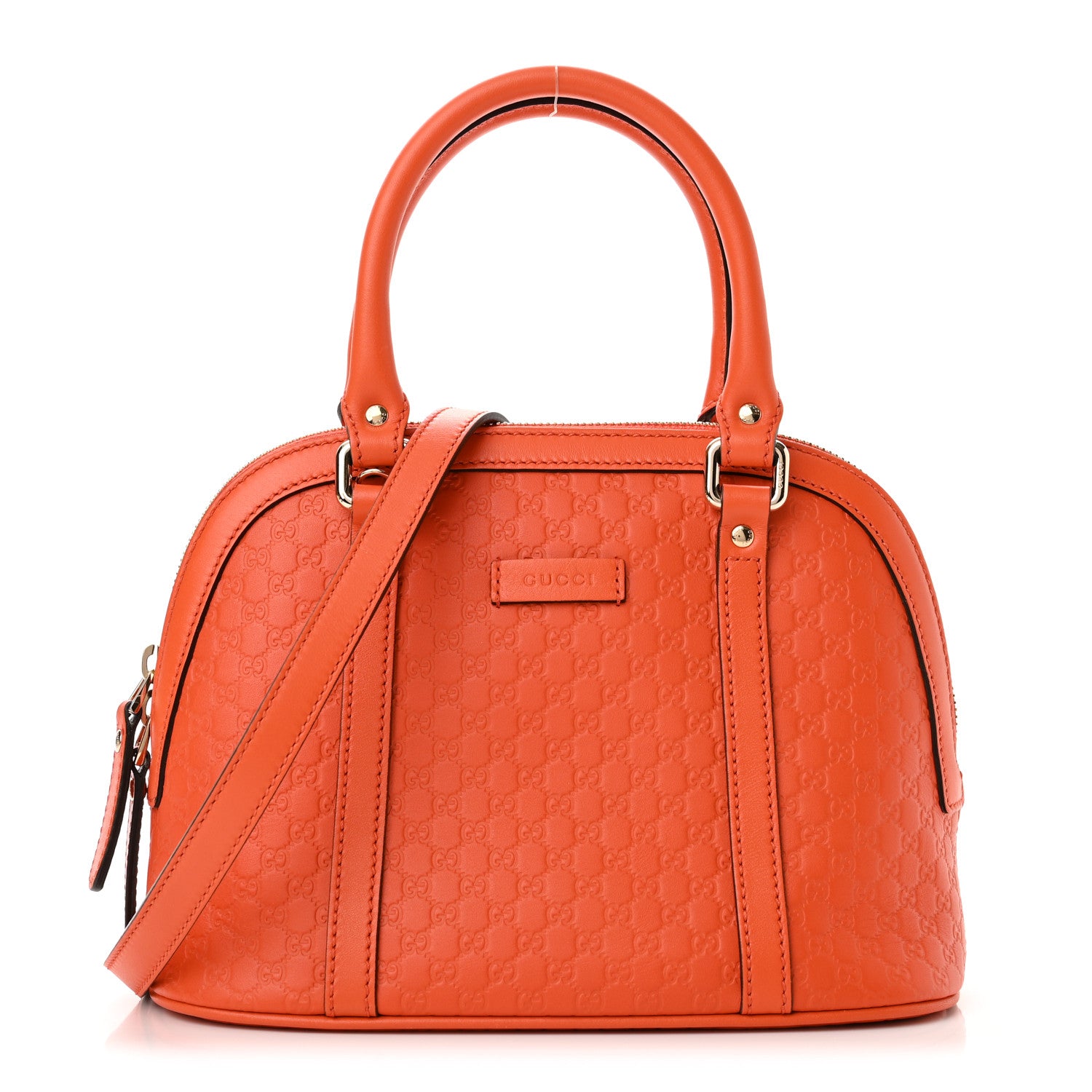 Gucci Microguccissima Mini Dome Bag Sun Orange 1 of 10