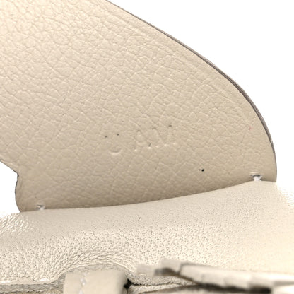 Hermes Milo Lambskin Matte Alligator Touch Grigri Rodeo Pegase Horse Bag Charm PM Craie 4 of 5