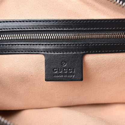 Gucci Calfskin Matelasse Mens GG Marmont Belt Bag 90 36 Black 6 of 10
