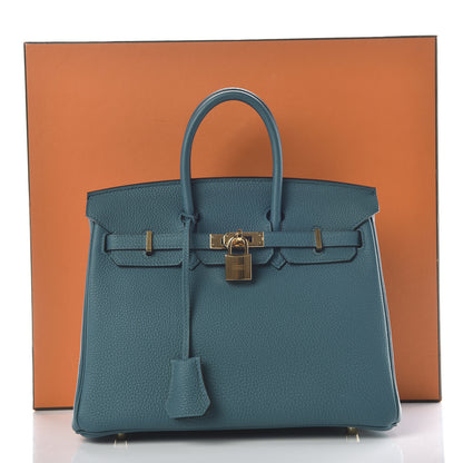 Hermes Togo Birkin 25 Cobalt 10 of 10