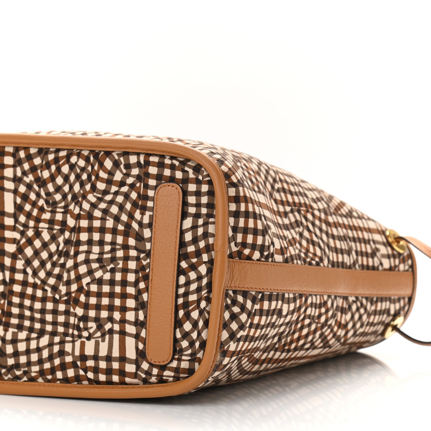 MCM Visetos Medium Project Reversible Shopper Tote Cognac 15 of 15