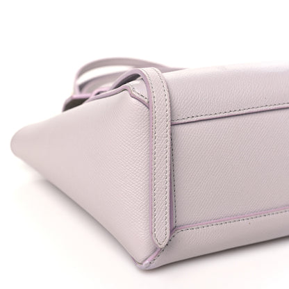 Celine Grained Calfskin Nano Belt Bag Lavender Grey 9 of 14