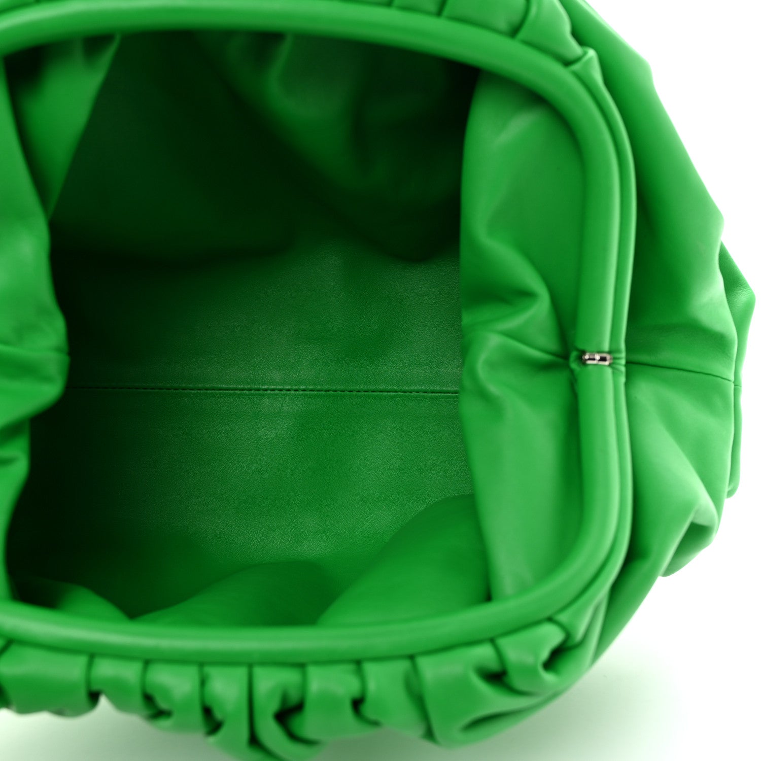 Bottega Veneta Smooth Butter Calf The Pouch Oversized Clutch Parakeet 5 of 7
