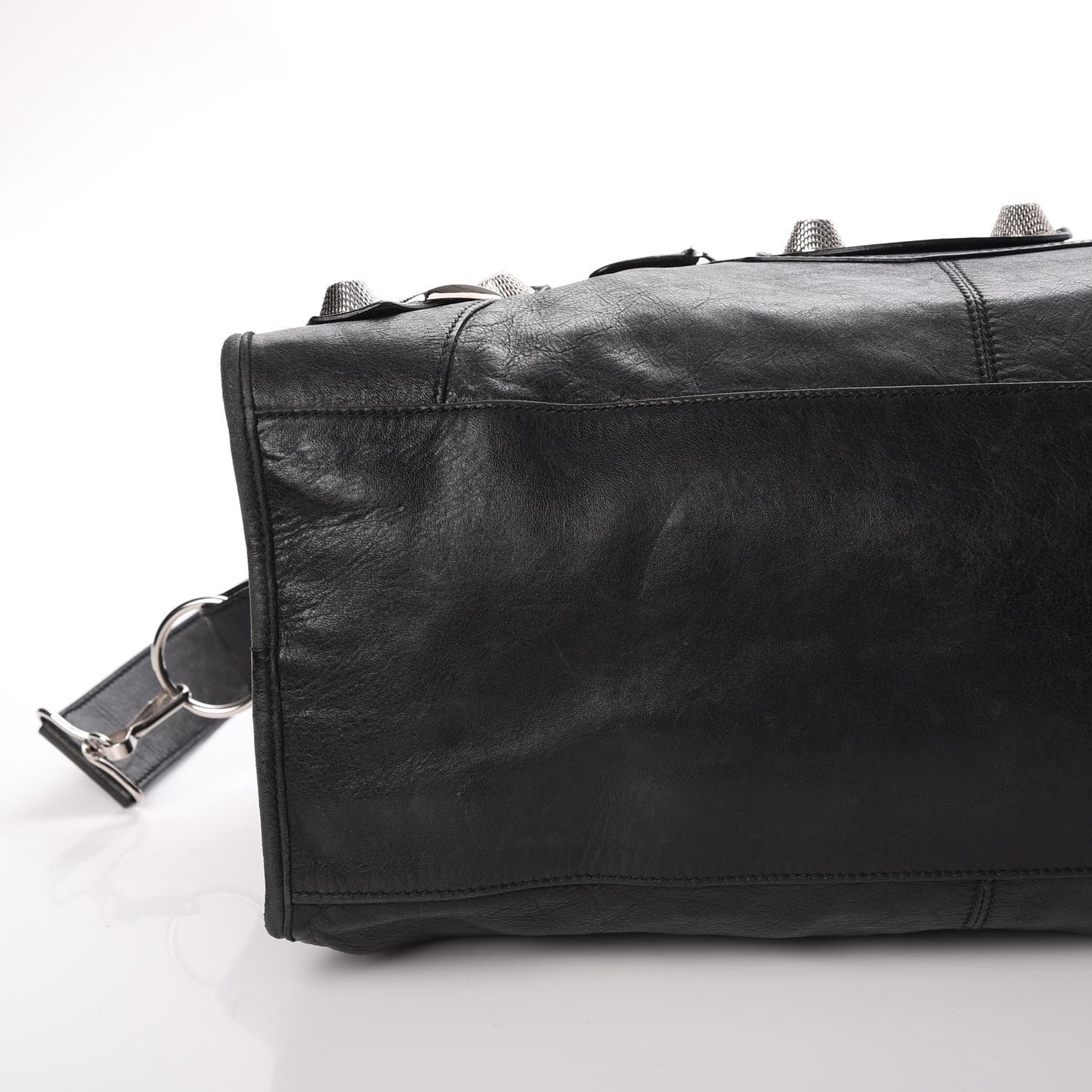 Agneau Giant 21 Silver Hardware Part Time Black