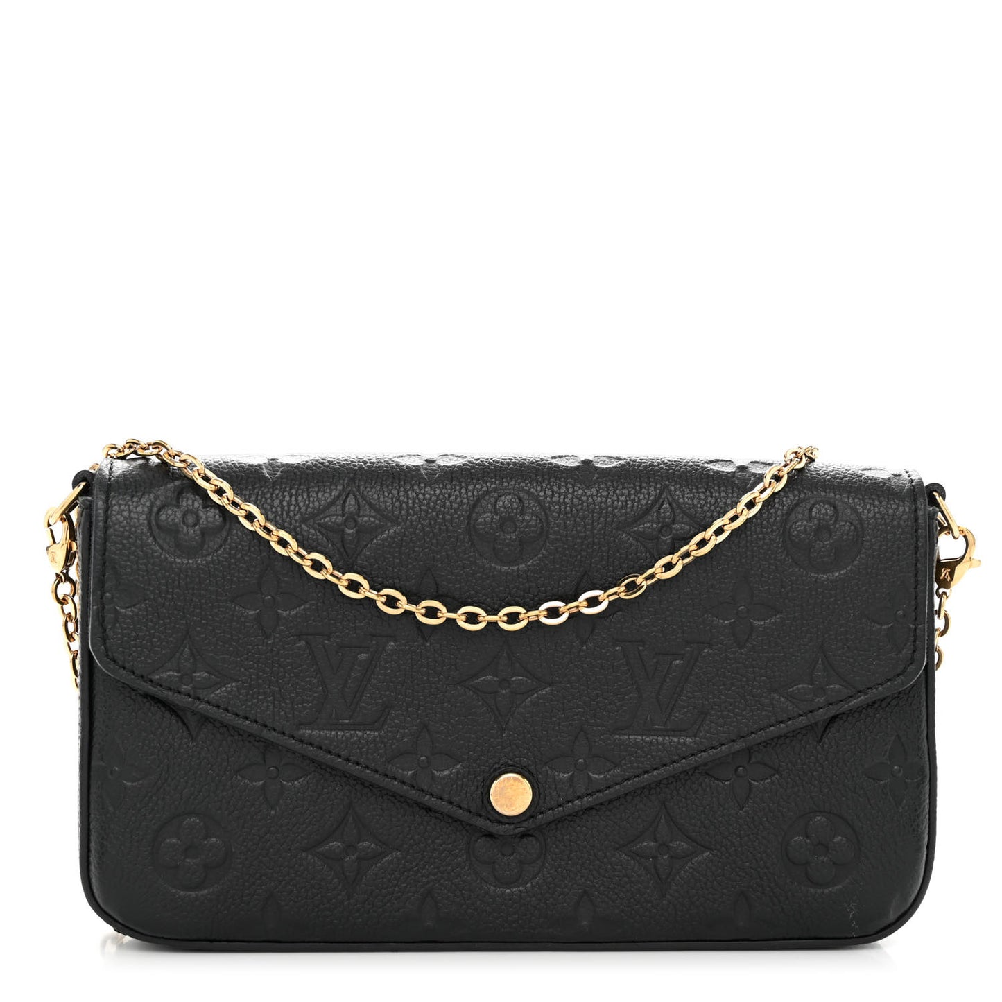 Empreinte Pochette Felicie Chain Wallet Black