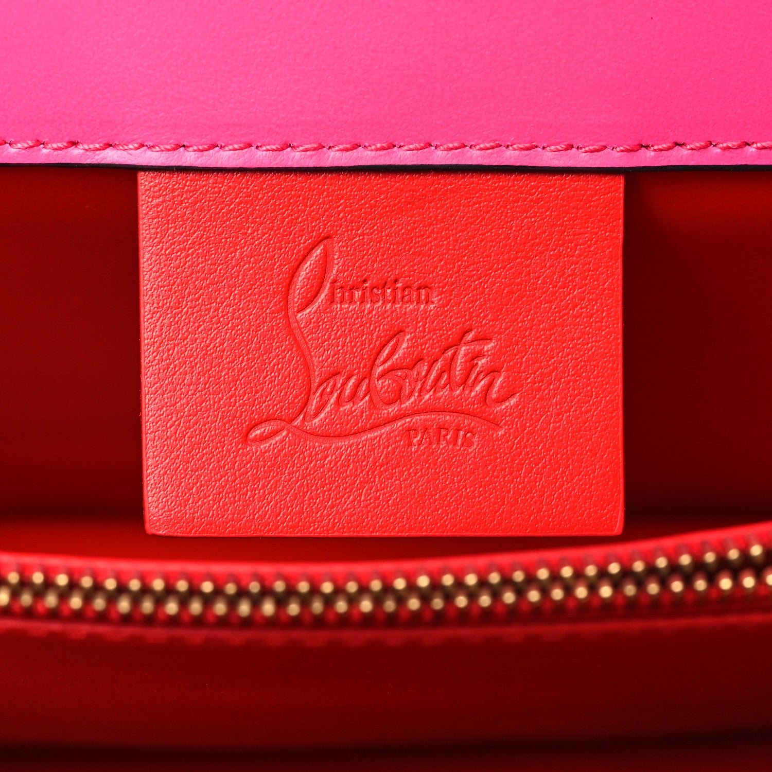 Christian Louboutin Calfskin Small Elisa Shoulder Bag Hot Pink 6 of 9