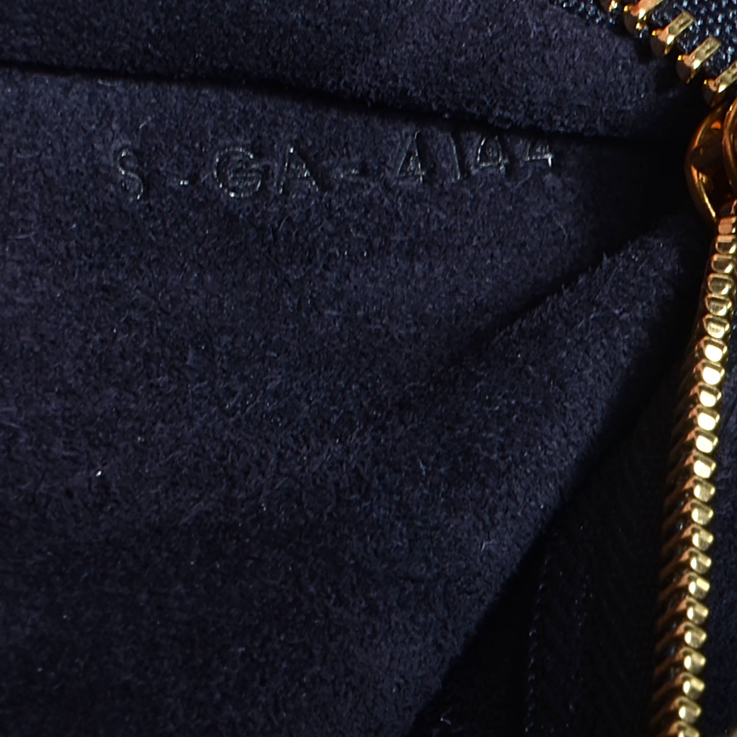Celine Bullhide Calfskin Medium Ring Bag Navy Blue 7 of 8