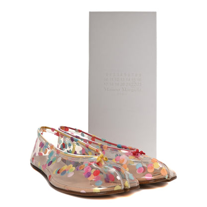 Maison Margiela PVC Confetti Printed Tabi Ballerina Flats 40 Multicolor 9 of 9
