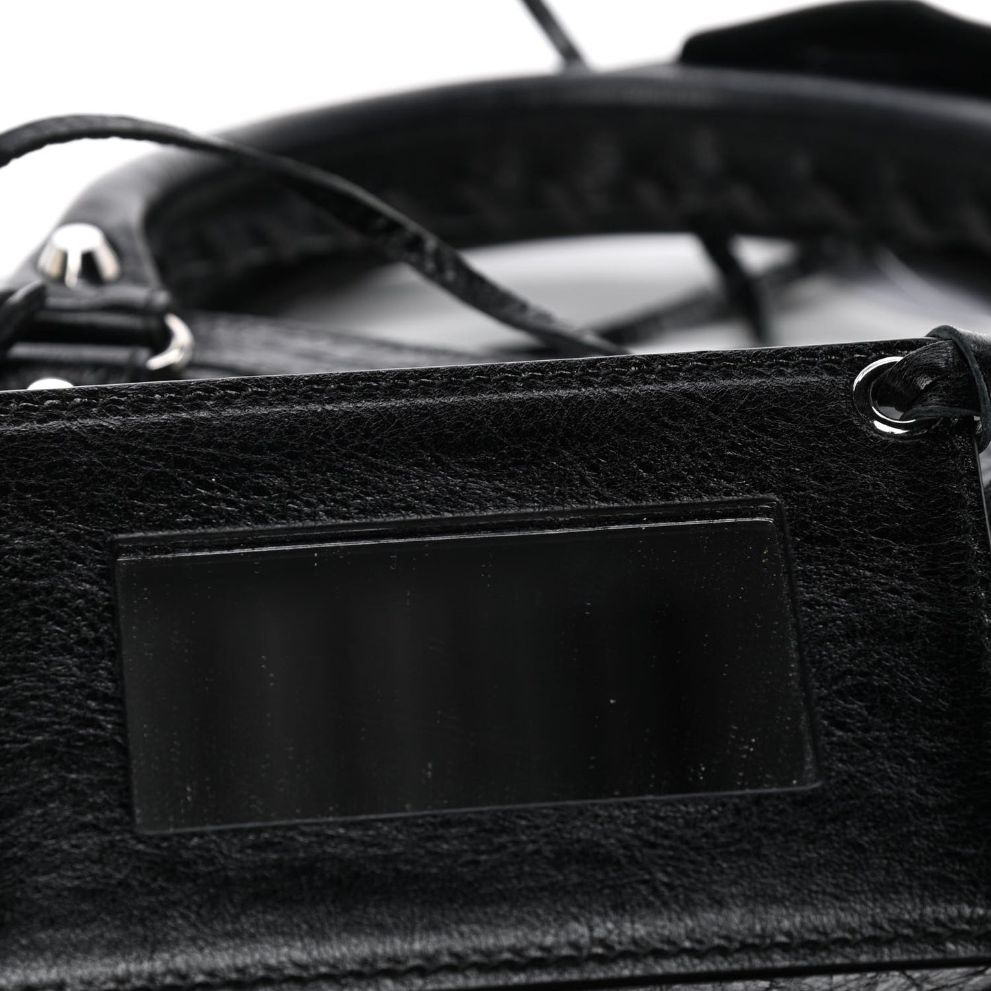 Agneau Classic Silver Hardware City Black