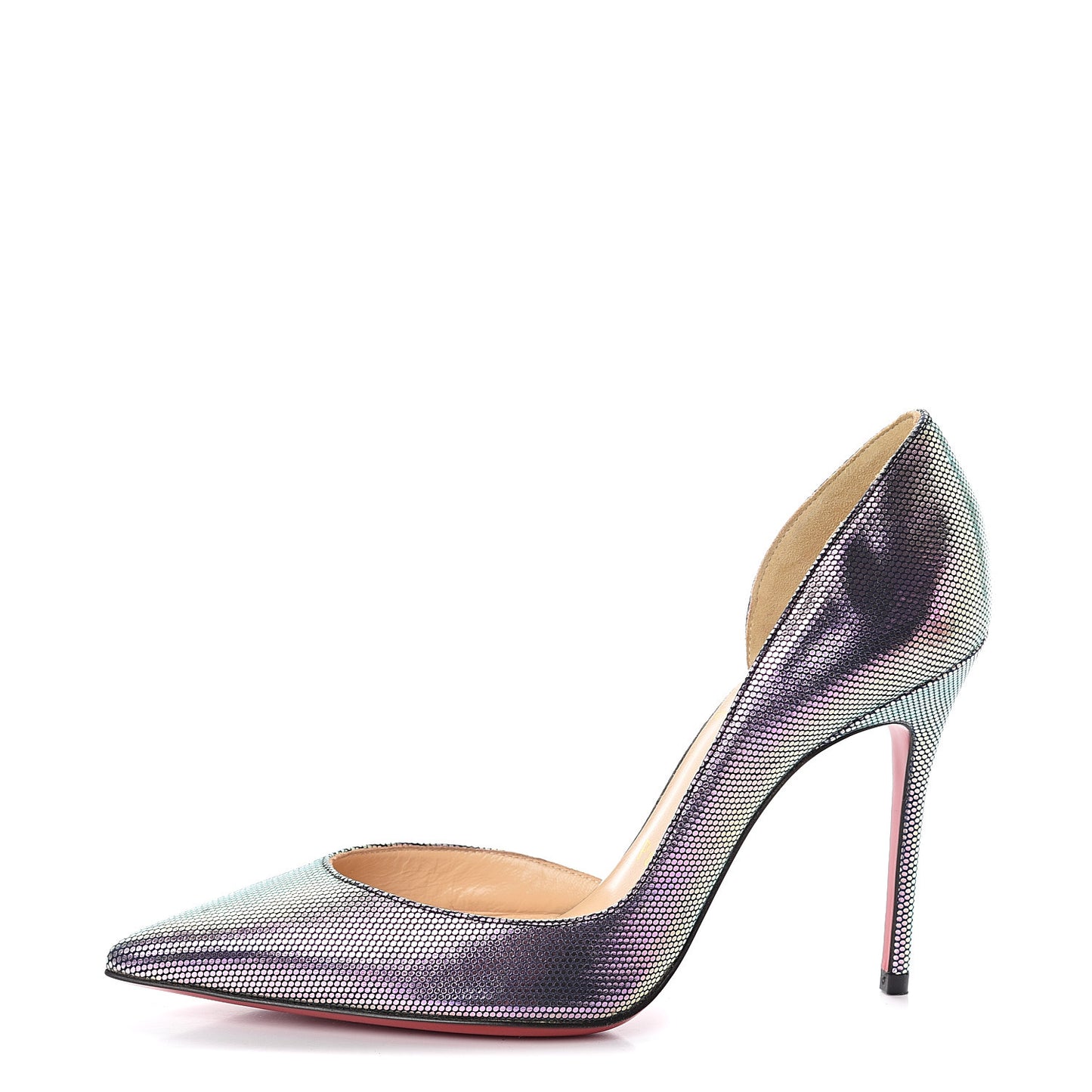 Tissu Scarabe Specchio Iriza 100 Pumps 34.5 Digital Silver