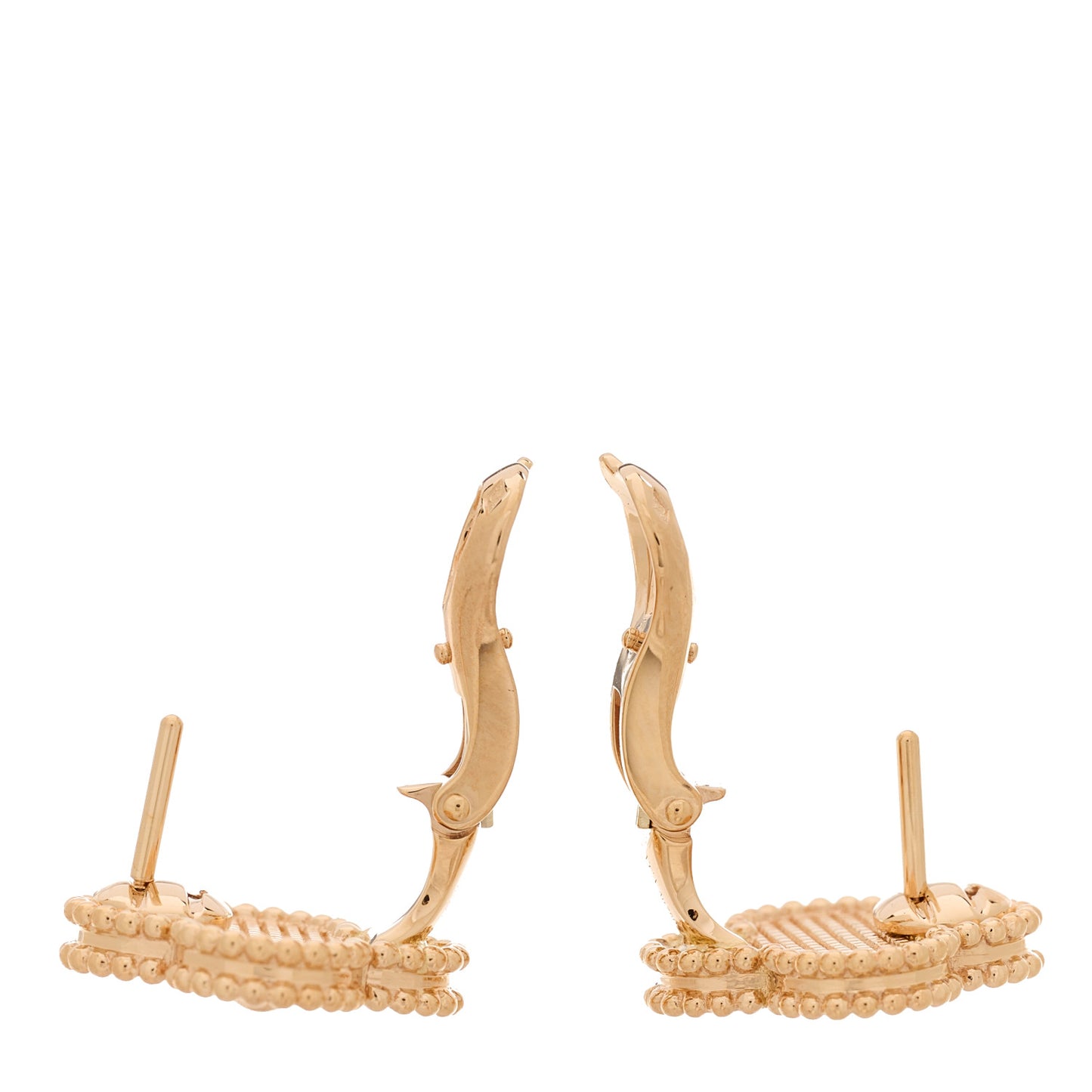 18K Rose Gold Vintage Alhambra Earrings