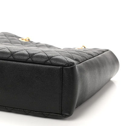 Chanel Caviar Quilted Petit Shopping Tote PST Black 10 of 10