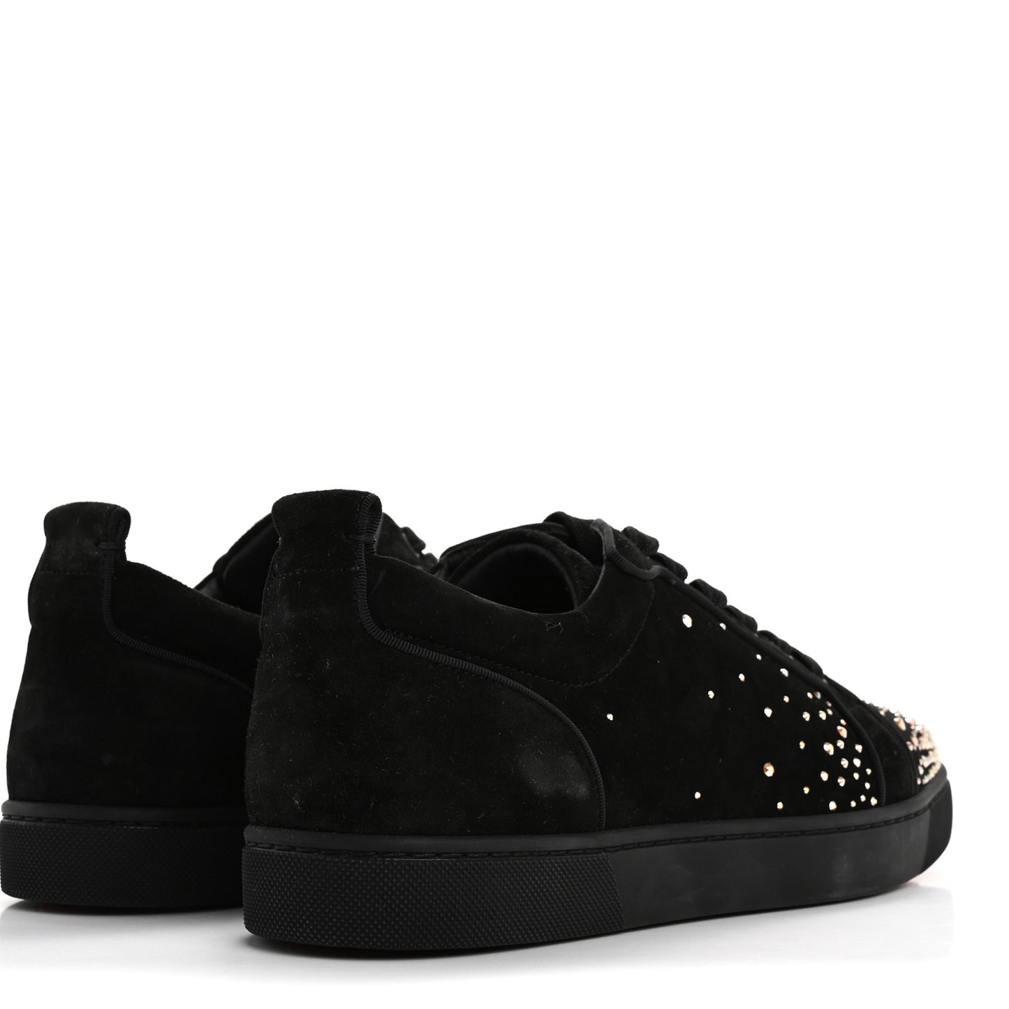 Veau Velours Crystal Mens Degralouis Low Top Sneaker 43 Black